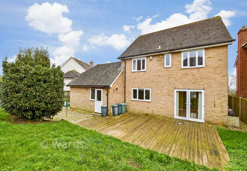 Rear Elevation - Burgess Close, Minster, Ramsgate, Kent - Wards of Kent