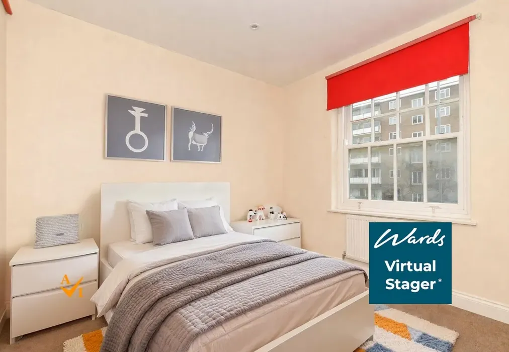 Bedroom 2 (Modern style) - Queens Courtyard, Dover, Kent - Wards of Kent