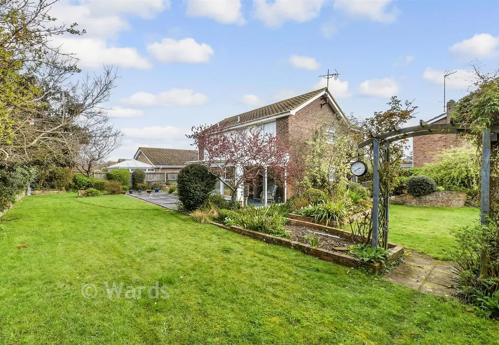 Rear Garden - Cliff Field, Westgate-On-Sea, Kent - Wards of Kent