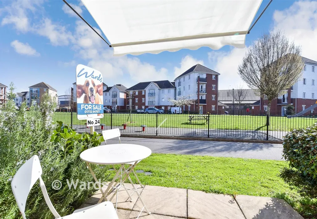 Rear Terrace - Ingram Close, Larkfield, Kent - Wards of Kent