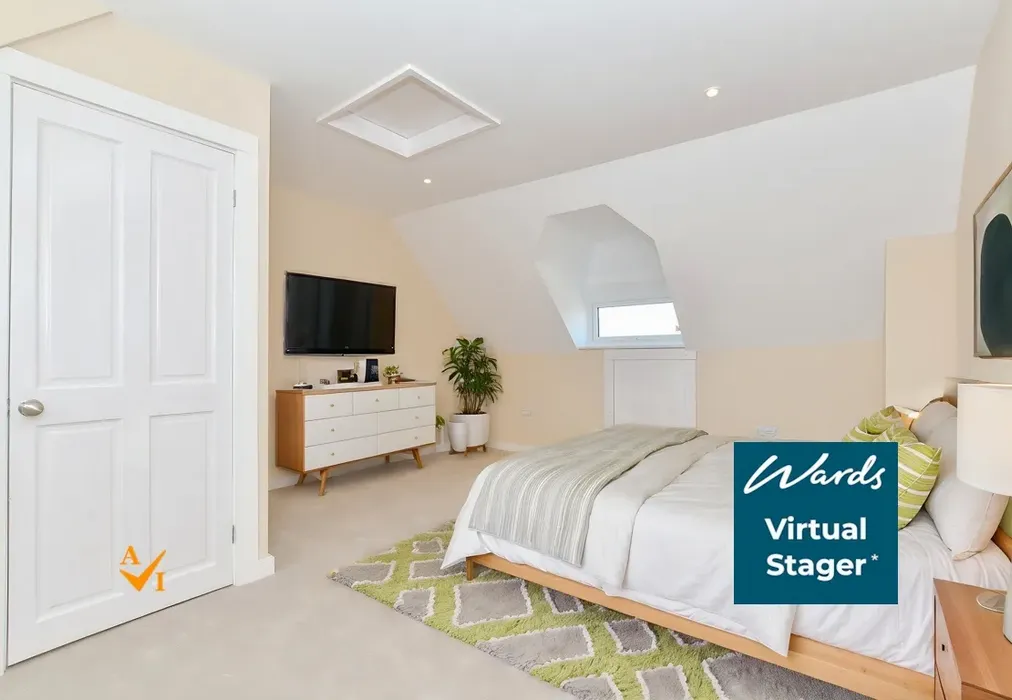 Bedroom 1 (Nordic style) - St. John's Road, New Romney, Kent - Wards of Kent