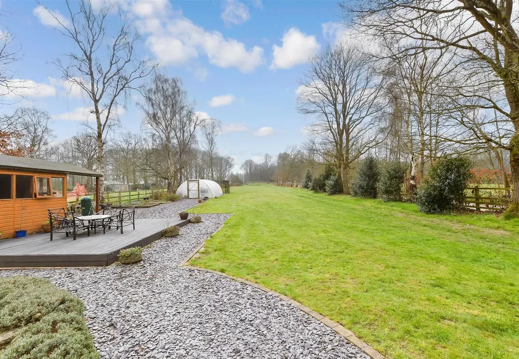 Rear Garden - Lenham Road, Kingswood, Maidstone, Kent - Wards of Kent