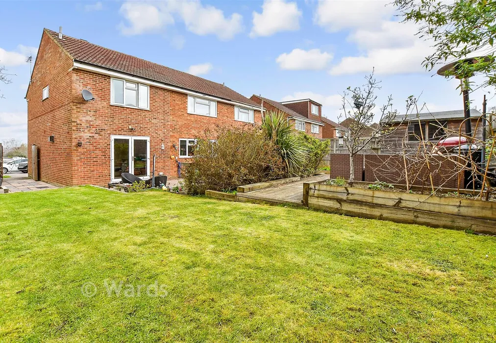 Rear Elevation - Jeffery Close, Staplehurst, Kent - Wards of Kent