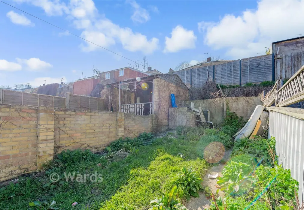 Rear Garden - Charter Street, Chatham, Kent - Wards of Kent