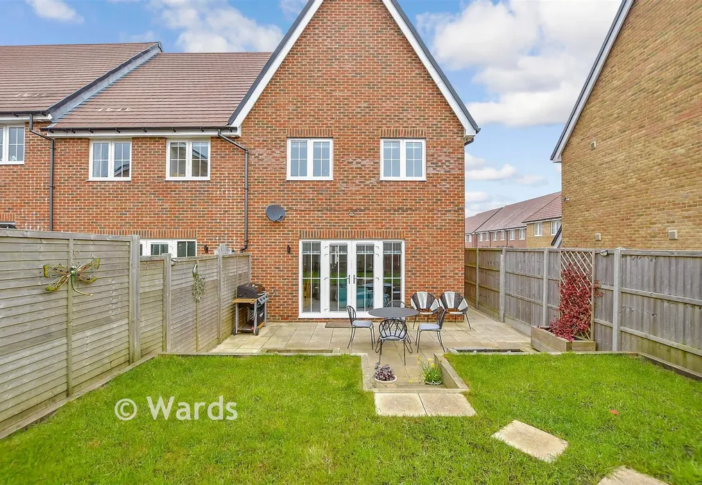 Rear Elevation - Marigold Place, Coxheath, Kent - Wards of Kent