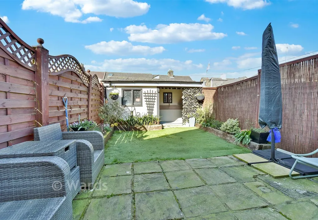 Rear Garden - Unity Street, Sittingbourne, Kent - Wards of Kent
