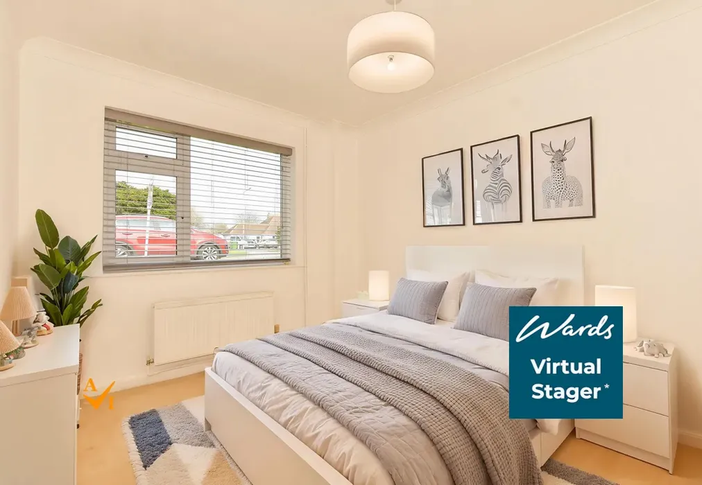 Bedroom 2 (Nordic style) - Shorncliffe Road, Folkestone, Kent - Wards of Kent