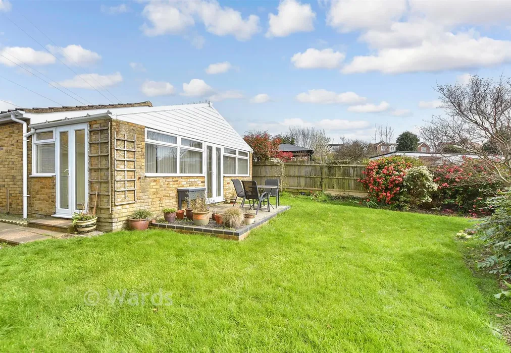 Rear Garden - Shorncliffe Road, Folkestone, Kent - Wards of Kent