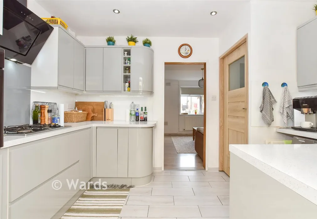 Kitchen - Prestedge Avenue, Ramsgate, Kent - Wards of Kent