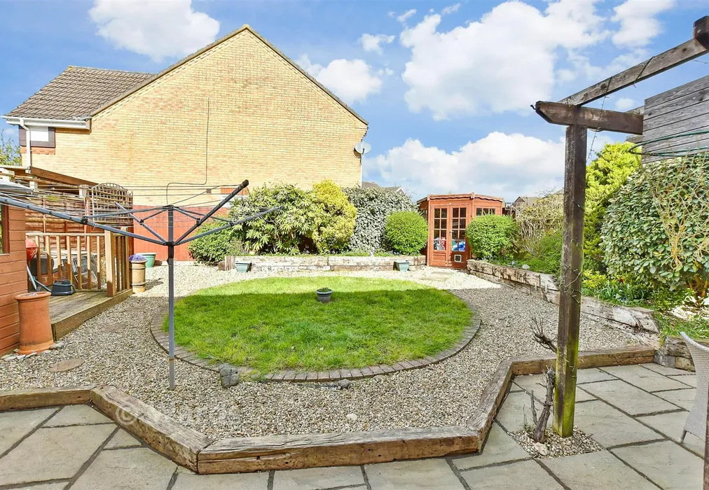 Rear Garden - Sheringham Close, Allington, Maidstone, Kent - Wards of Kent