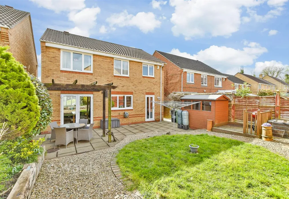 Rear Garden - Sheringham Close, Allington, Maidstone, Kent - Wards of Kent