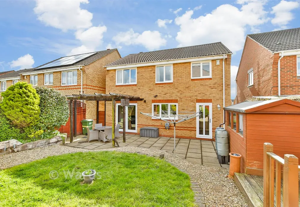 Rear Elevation - Sheringham Close, Allington, Maidstone, Kent - Wards of Kent