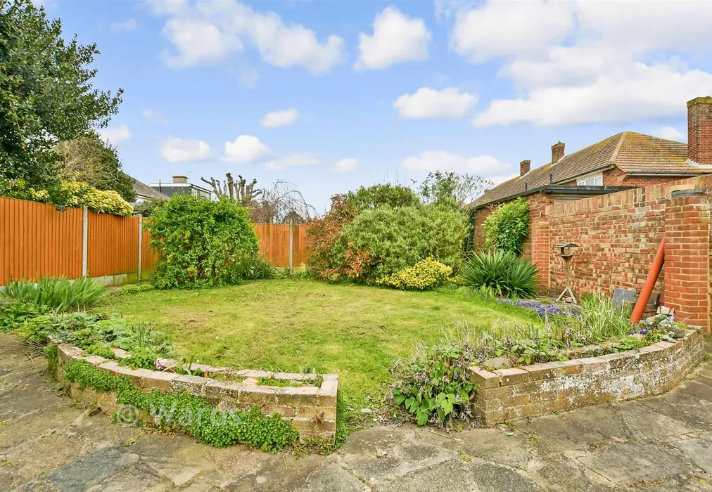Rear Garden - Lymington Road, Westgate-On-Sea, Kent - Wards of Kent