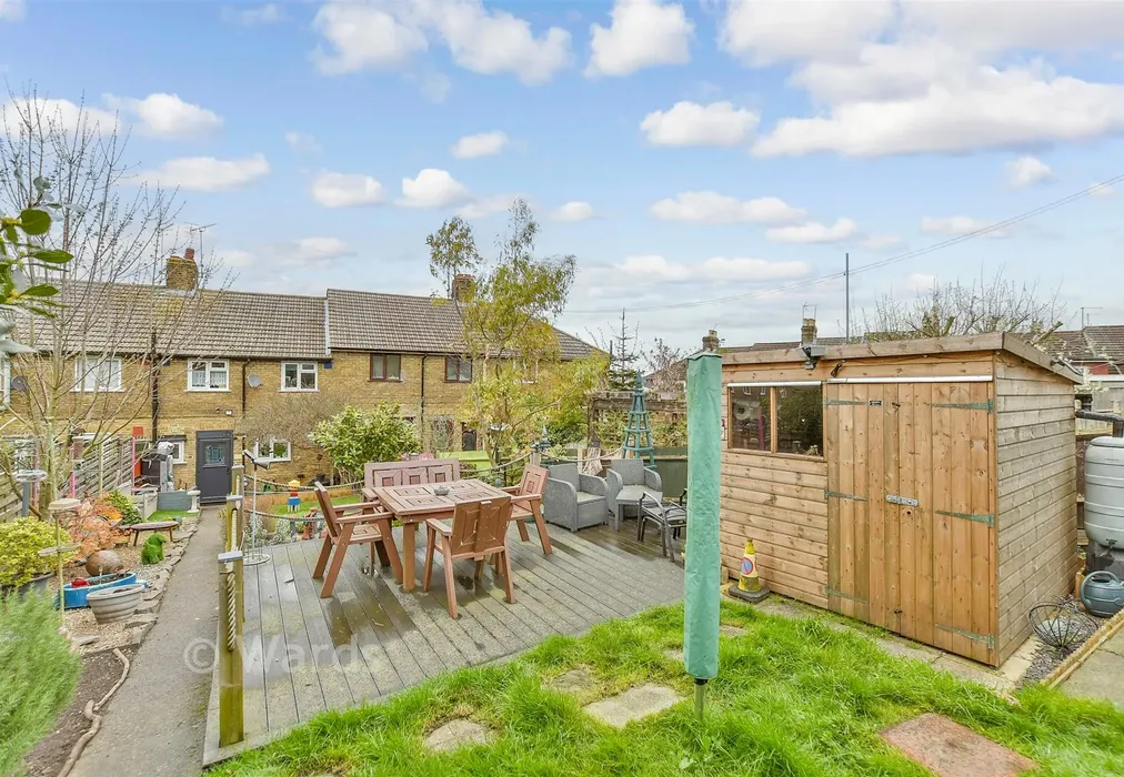 Rear Garden - Longley Road, Rochester, Kent - Wards of Kent