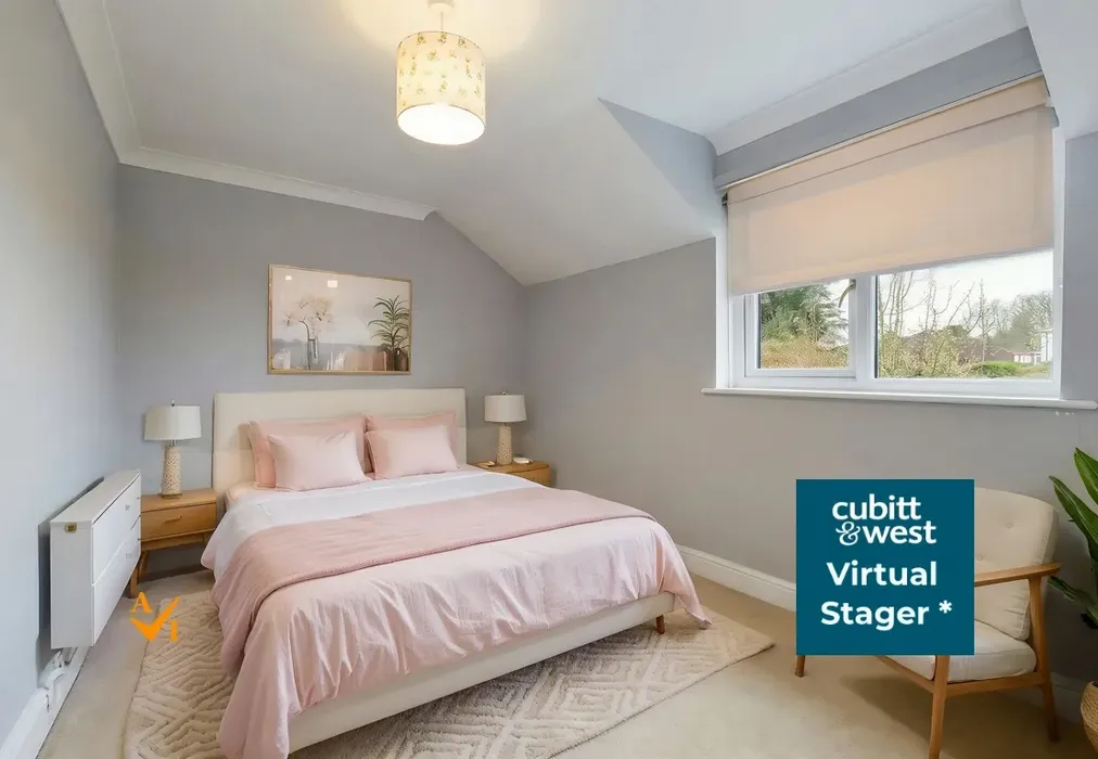 Bedroom 2 (Contemporary style) - Crowborough Hill, Crowborough, East Sussex - Wards of Kent