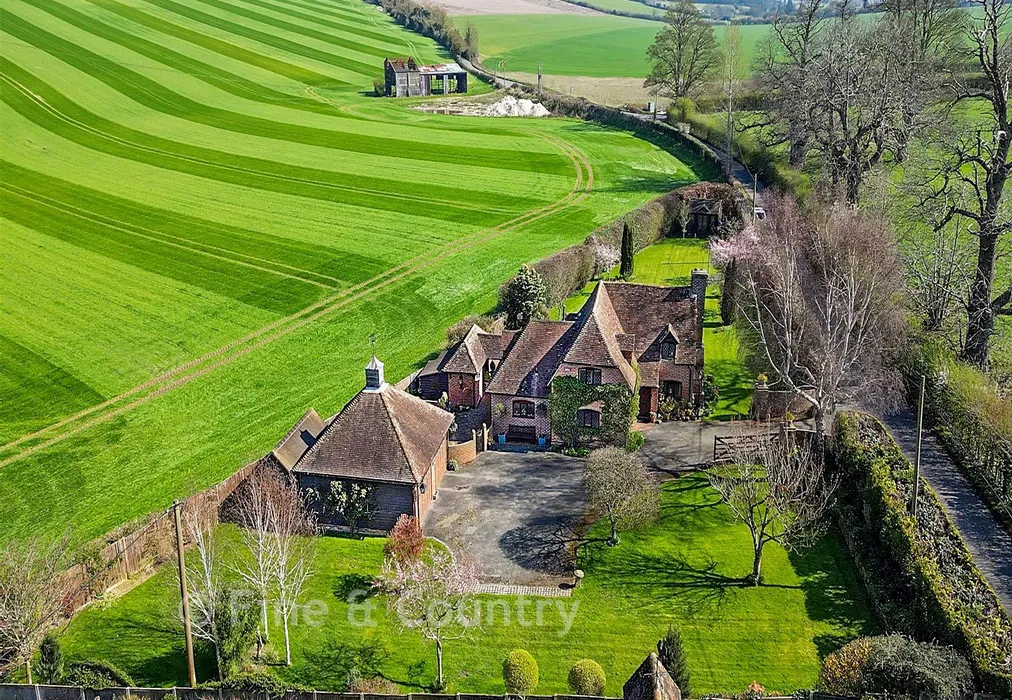Aerial View - Mystole Lane, Mystole, Canterbury, Kent - Wards of Kent