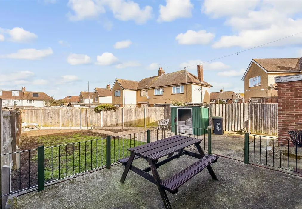 Rear Garden - Walmer Road, Whitstable, Kent - Wards of Kent