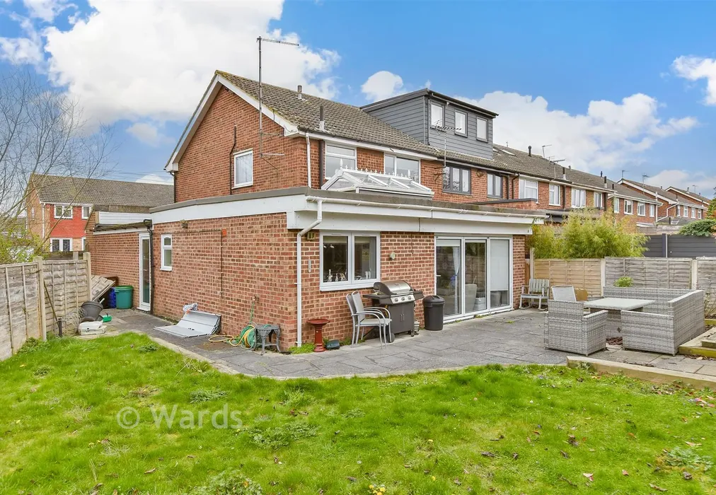 Rear Elevation - Armytage Close, Hoo, Rochester, Kent - Wards of Kent