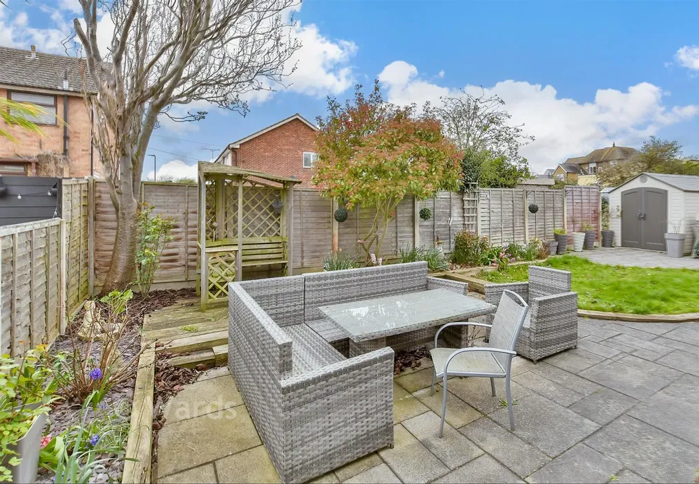 Rear Garden - Armytage Close, Hoo, Rochester, Kent - Wards of Kent