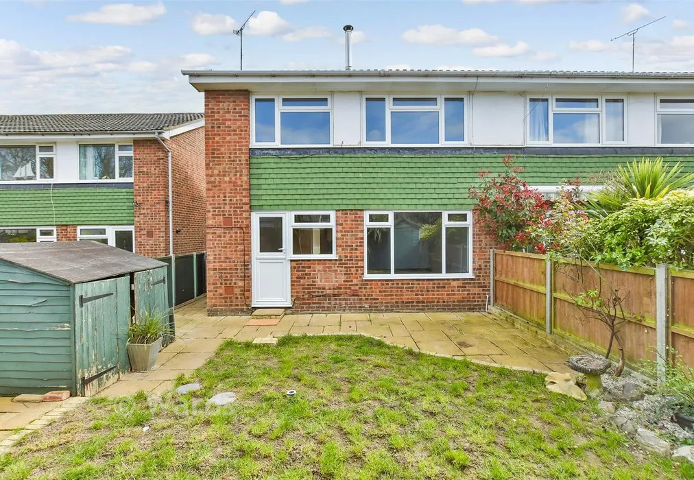 Rear Elevation - Bradley Drive, Sittingbourne, Kent - Wards of Kent