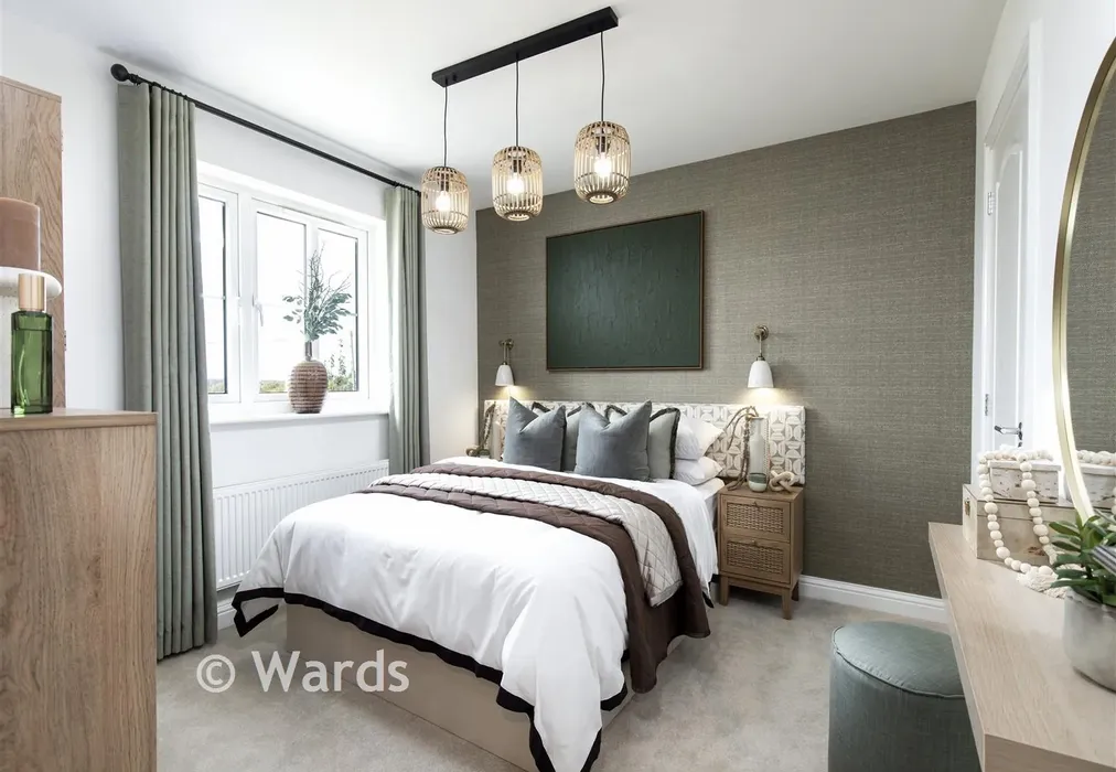 Bedroom 1 - Wellington Gardens, Cross Road, Walmer, Kent - Wards of Kent