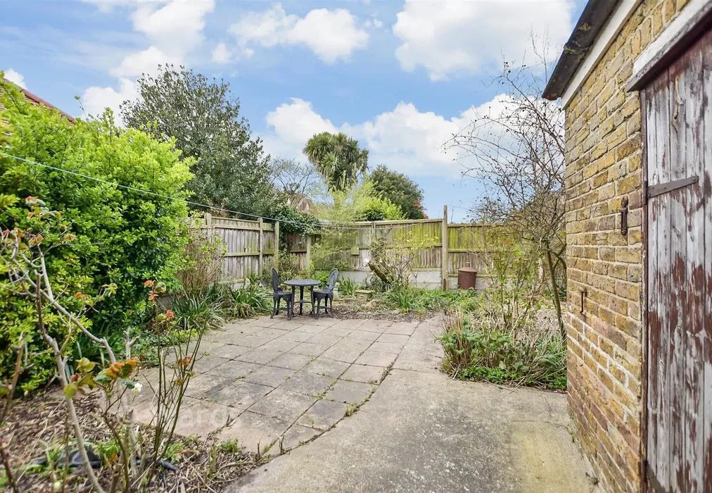 Rear Garden - Waverley Road, Margate, Kent - Wards of Kent