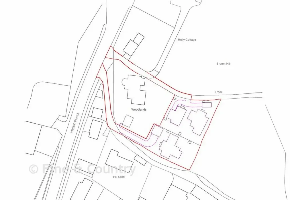 Proposed Block Plan - Preston Hill, Wingham, Canterbury, Kent - Wards of Kent