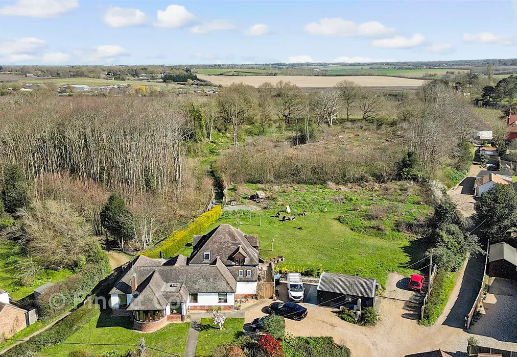 Aerial View - Preston Hill, Wingham, Canterbury, Kent - Wards of Kent