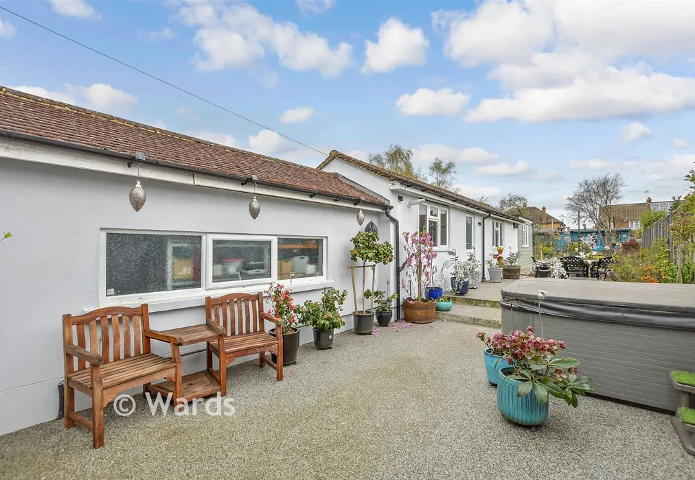 Rear Garden - London Road, Ditton, Aylesford, Kent - Wards of Kent
