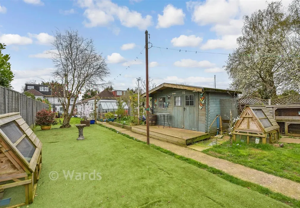 Rear Garden - London Road, Ditton, Aylesford, Kent - Wards of Kent