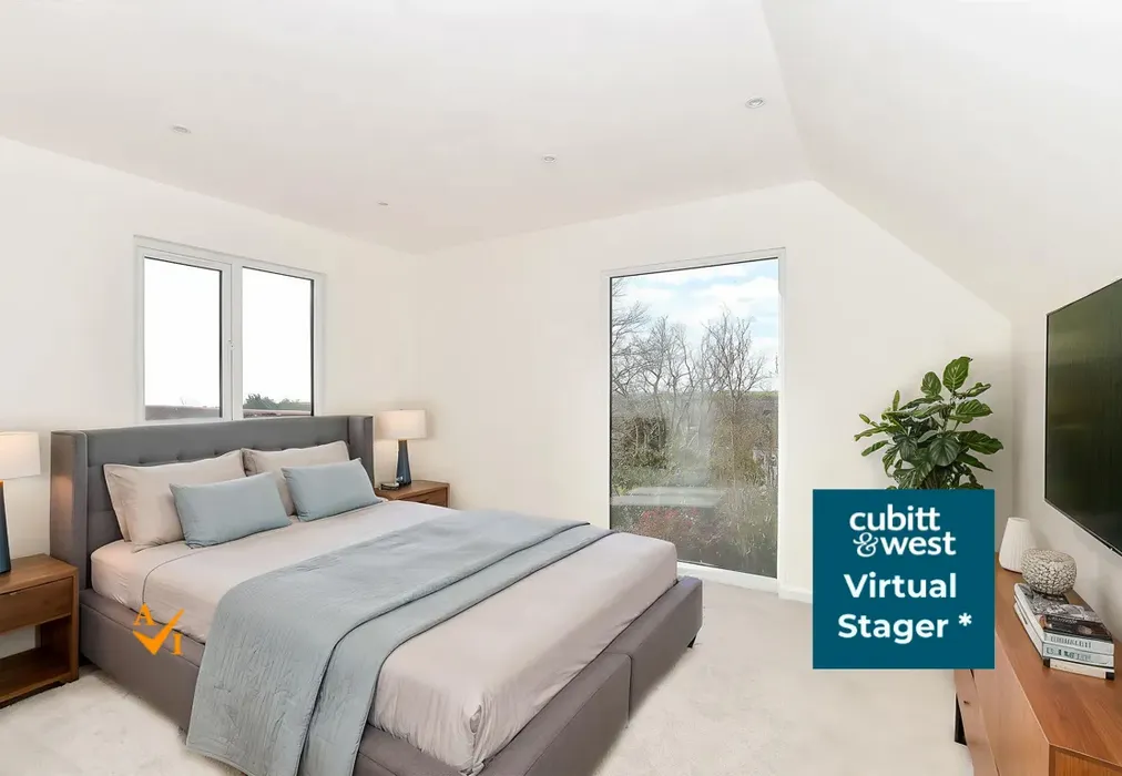 Bedroom 2 (Modern style) - Crescent Drive North, Woodingdean, Brighton, East Sussex - Wards of Kent