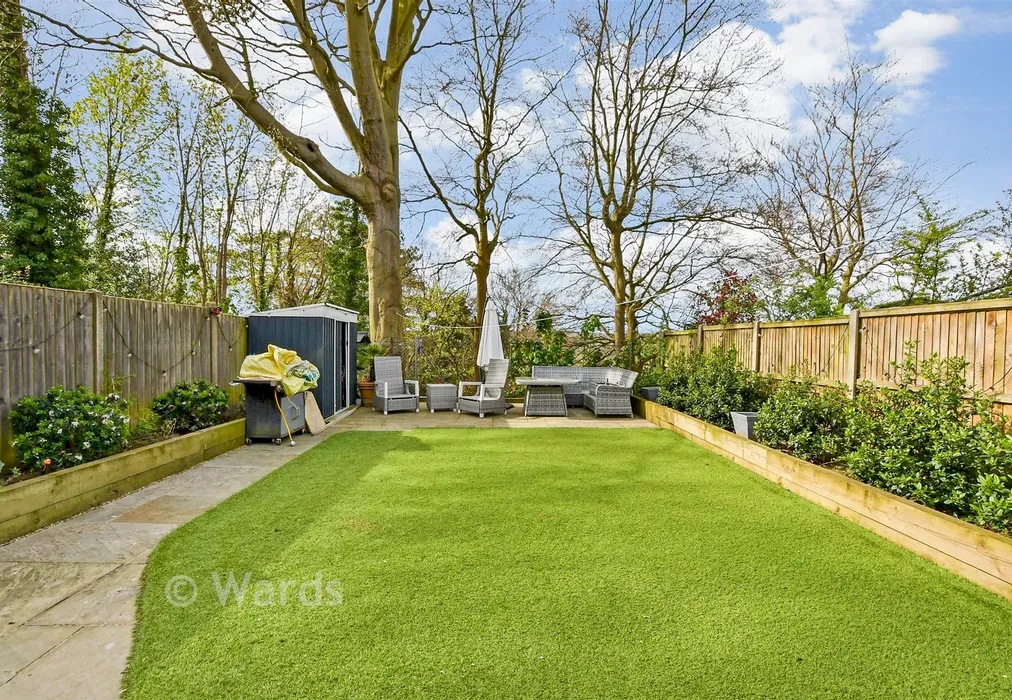 Rear Garden - Updown Way, Chartham, Canterbury, Kent - Wards of Kent