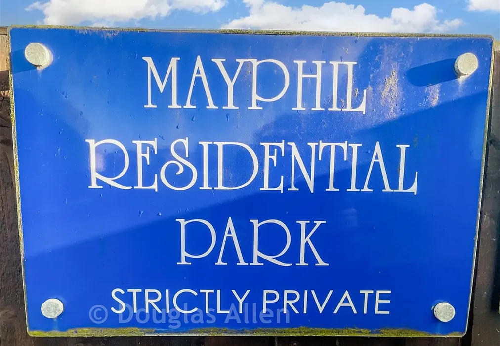 Mayphil Residential Park Sign - Hawk Hill, Battlesbridge, Wickford, Essex - Wards of Kent