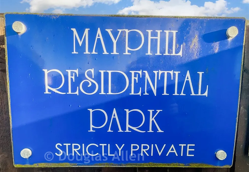 Mayphil Residential Park Sign - Hawk Hill, Battlesbridge, Wickford, Essex - Wards of Kent