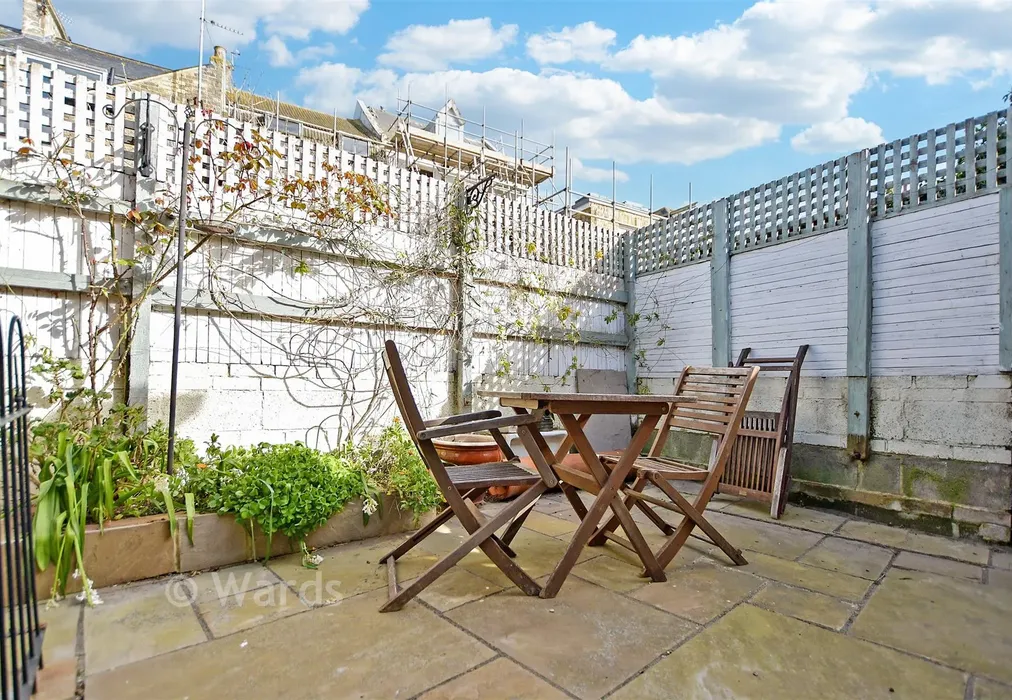 Rear Garden - Sweyn Road, Cliftonville, Margate, Kent - Wards of Kent