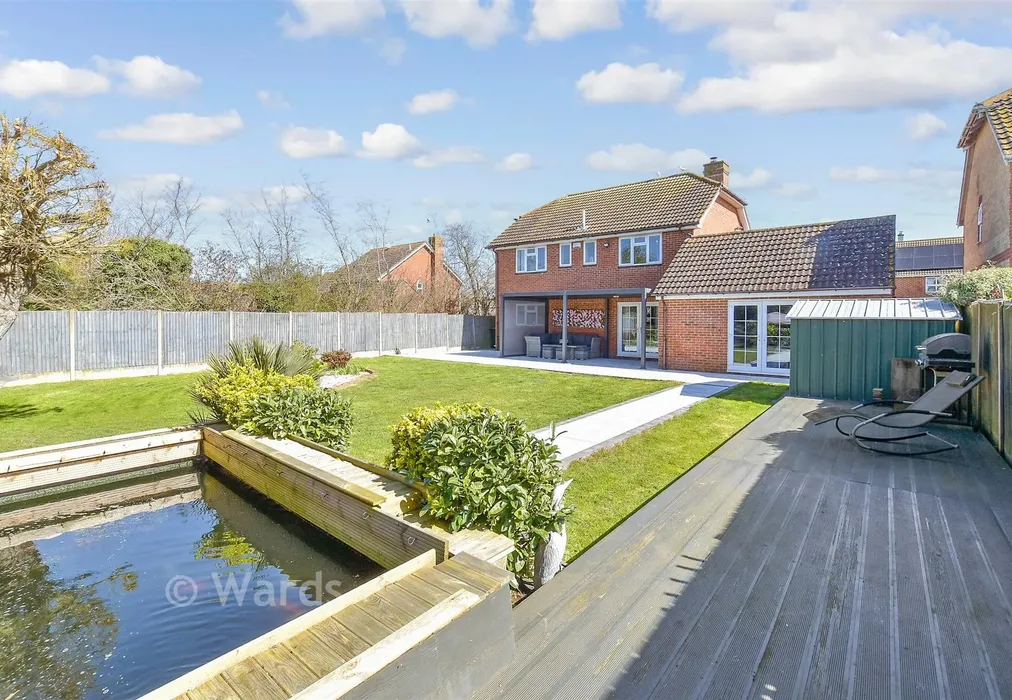 Rear Elevation - Ladyfields, Broomfield, Herne Bay, Kent - Wards of Kent