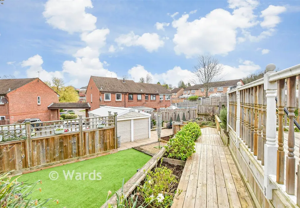 Rear Garden - The Quern, Maidstone, Kent - Wards of Kent