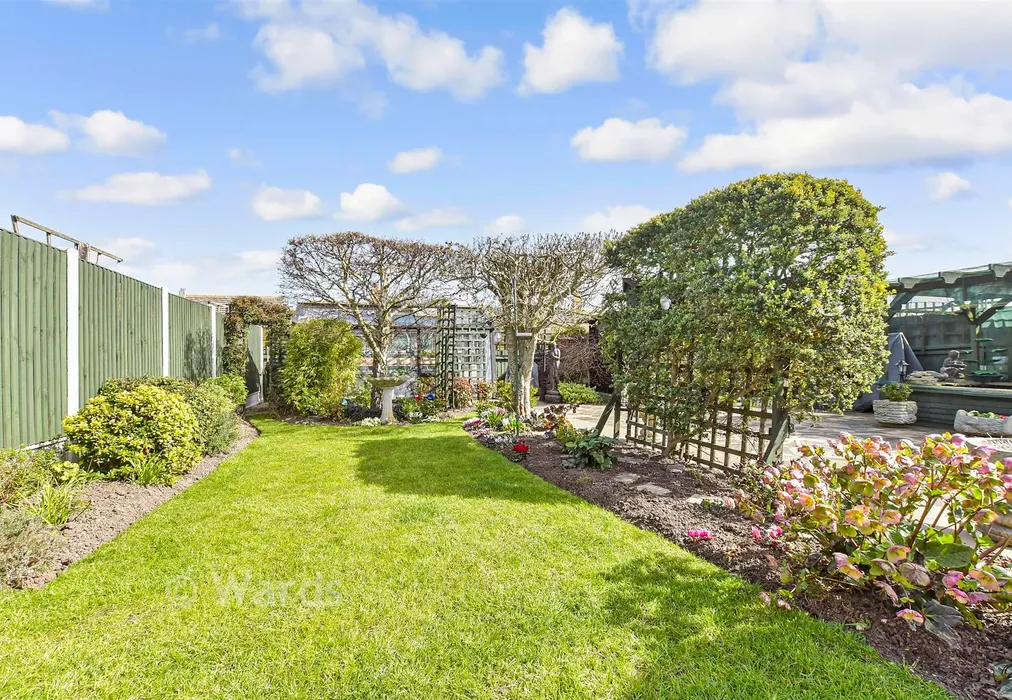 Rear Garden - Northdown Road, Margate, Kent - Wards of Kent