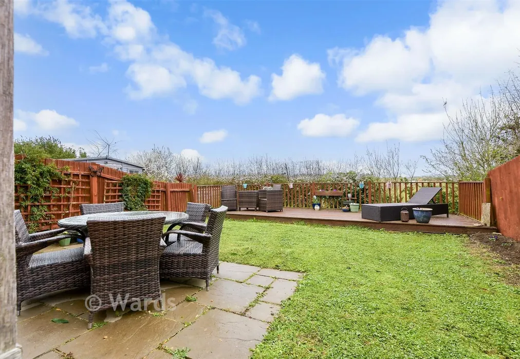Rear Garden - Puffin Road, Herne Bay, Kent - Wards of Kent