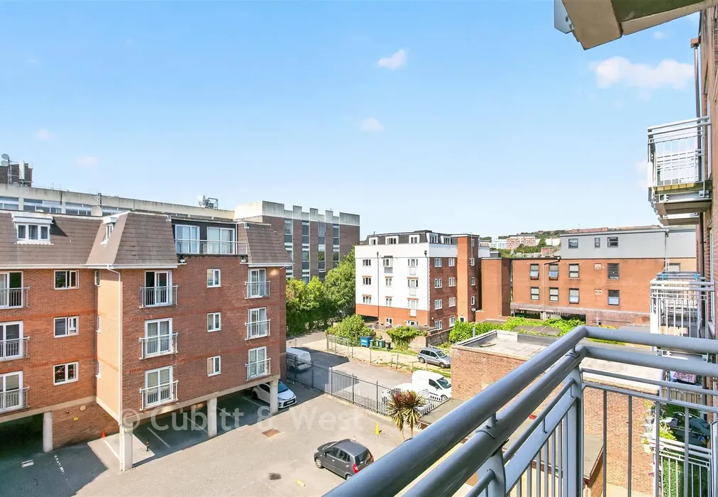 Balcony View - High Street, Cosham, Portsmouth, Hampshire - Wards of Kent