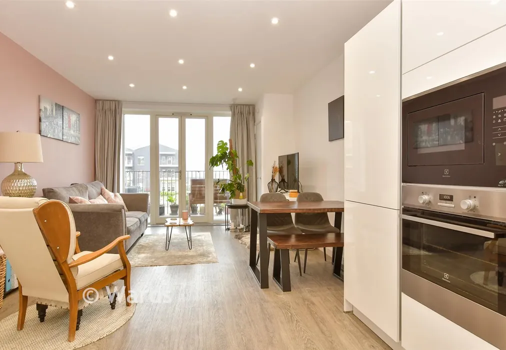 Kitchen/Lounge/ Dining Area - Common Creek Wharf, Rochester, Kent - Wards of Kent