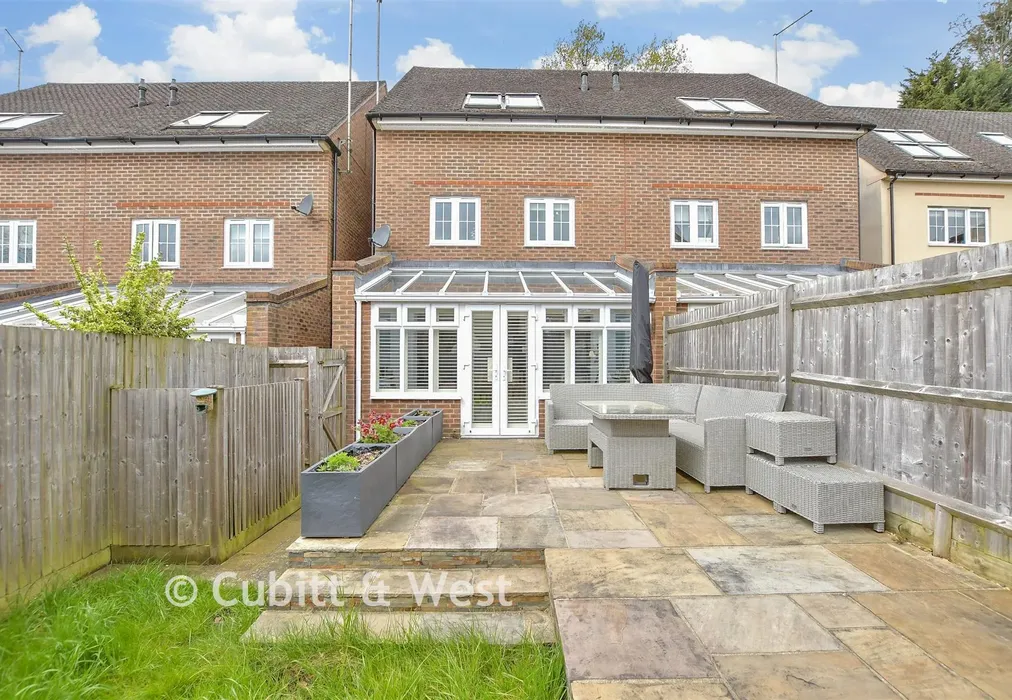 Rear Elevation - Ashurst Way, East Grinstead, West Sussex - Wards of Kent