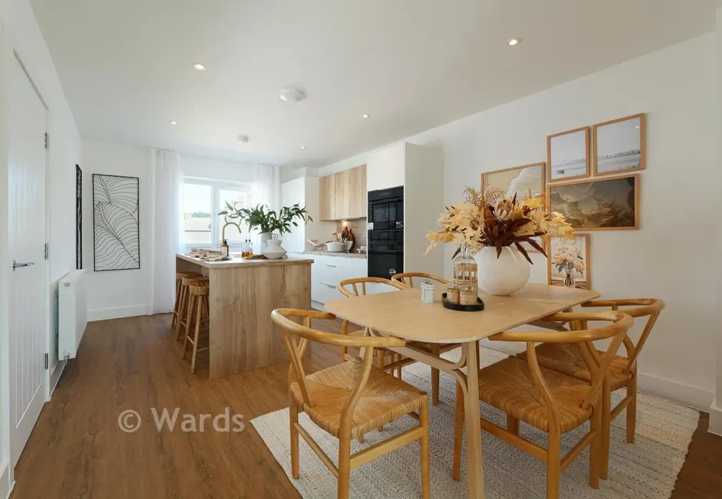 Kitchen/Diner - Boundary Road, Sutherland Park, Hythe, Kent - Wards of Kent
