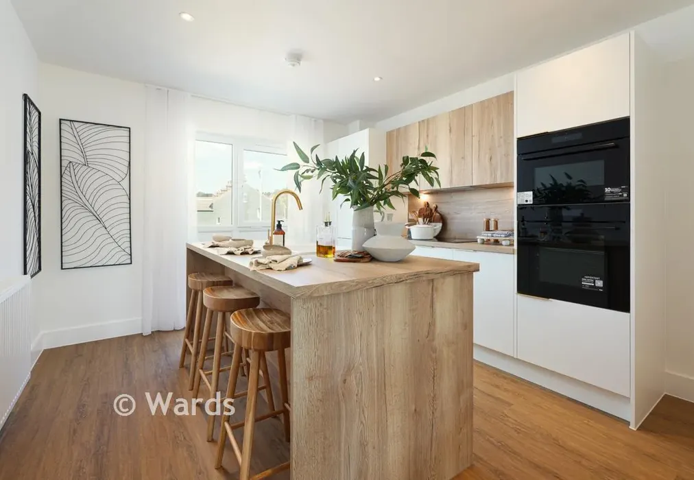 Kitchen - Boundary Road, Sutherland Park, Hythe, Kent - Wards of Kent