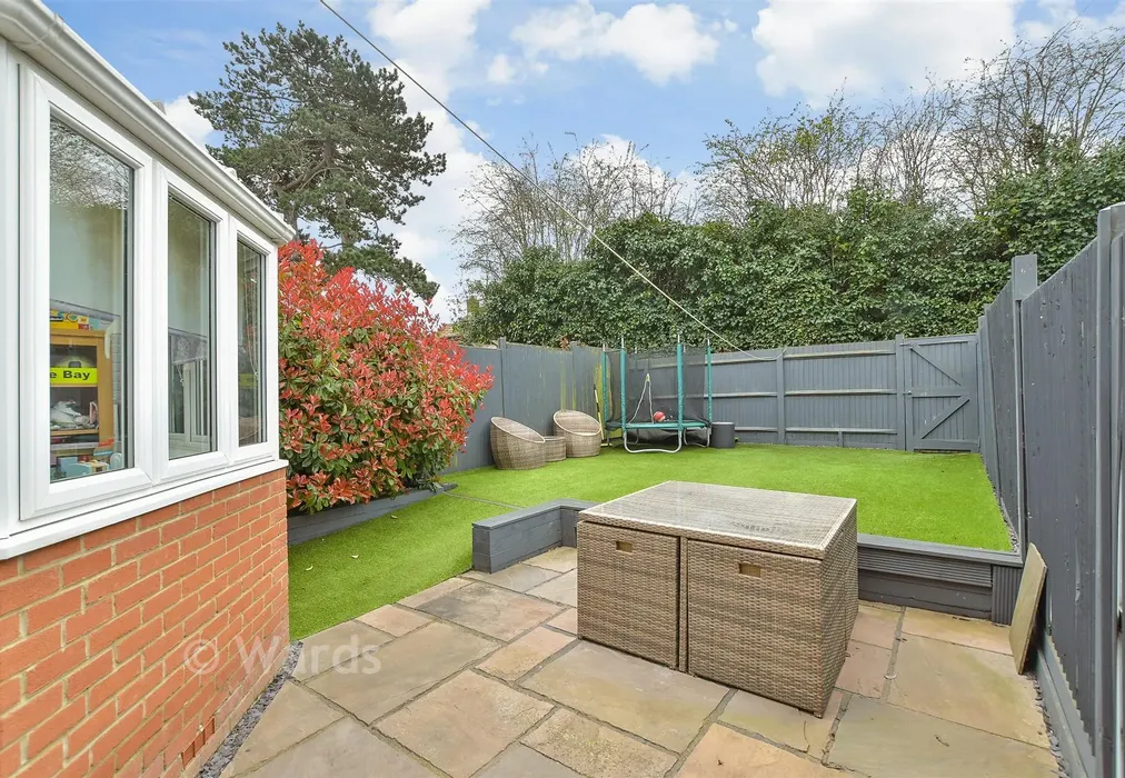 Rear Garden - Maritime Avenue, Herne Bay, Kent - Wards of Kent