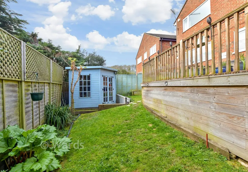 Rear Garden - Meadowbrook, Sandgate, Folkestone, Kent - Wards of Kent