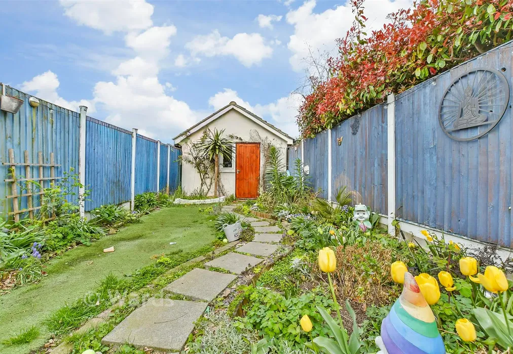 Rear Garden - Newington Road, Ramsgate, Kent - Wards of Kent