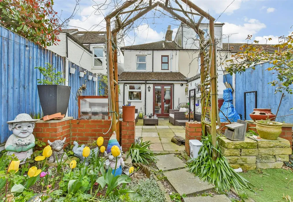 Rear Garden - Newington Road, Ramsgate, Kent - Wards of Kent