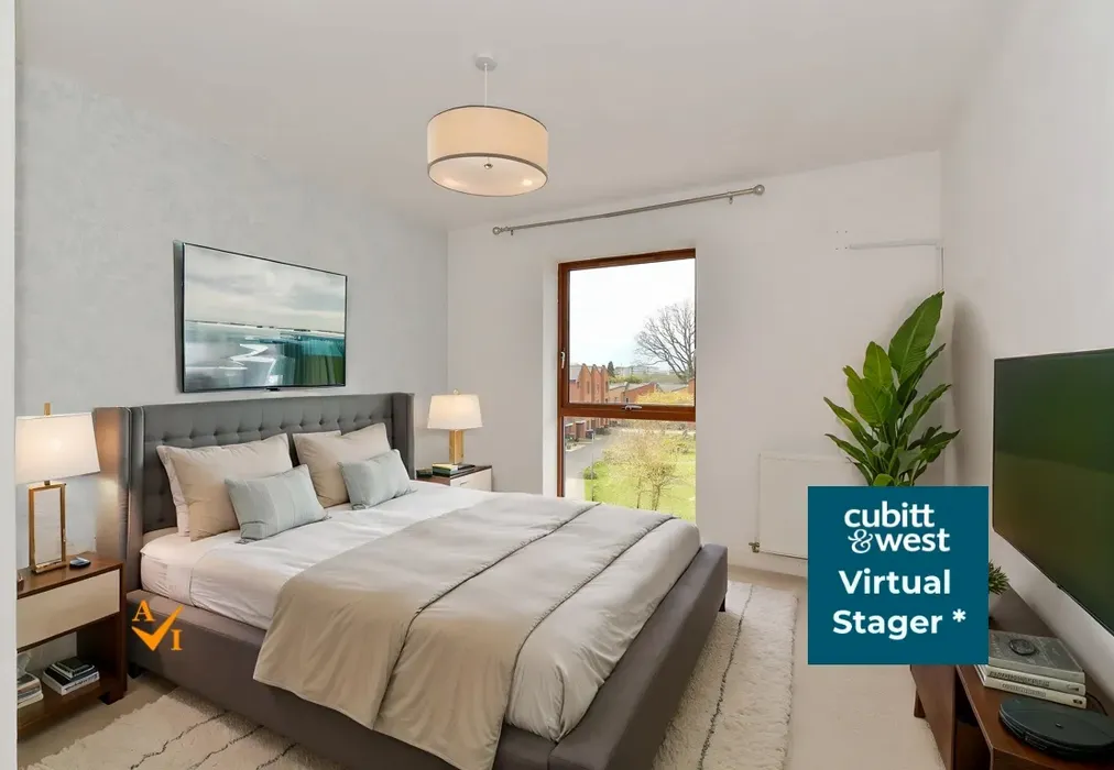 Bedroom 1 (Modern style) - Commonwealth Drive, Three Bridges, Crawley, West Sussex - Wards of Kent