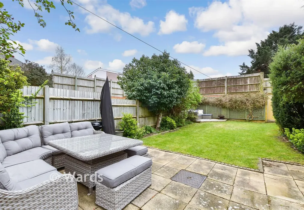 Rear Garden - Loose Road, Loose, Kent - Wards of Kent